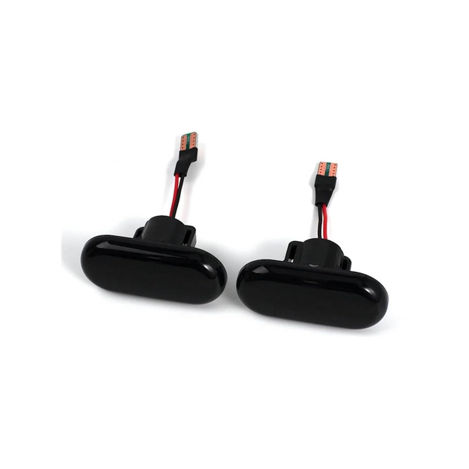 Generico Indicatore Laterale Indicatori direzione LED dinamici Lampeggiante sequenziale Per Clio Per Kangoo Per LAGUNA Per MEGANE Per TWINGO Per MASTER Luci Led(Smoked Black)