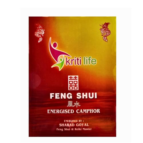 Image of Kriti Life Energised Camphor 100 Gram Feng Shui | Natural Aromatic White Kapoor for Pooja | Home Fragrance Aromatherapy | Kapur Dani & Diffuser Suitable