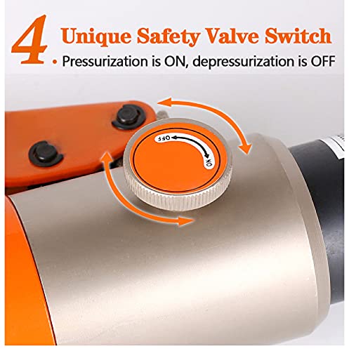 LXX Hydraulic Cable Cutter, Heavy Duty Bolt Cable Cutter Tool Hydraulic Cable Scissors Hand Cutting Tool 7T/8T/10T, Hydraulic Cable Pliers for Cutting Cu/Al and Armored Cable