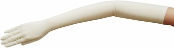 23.5" Long Stretch Dull Matte Satin Gloves Opera Length/No Shine, Elegant Look