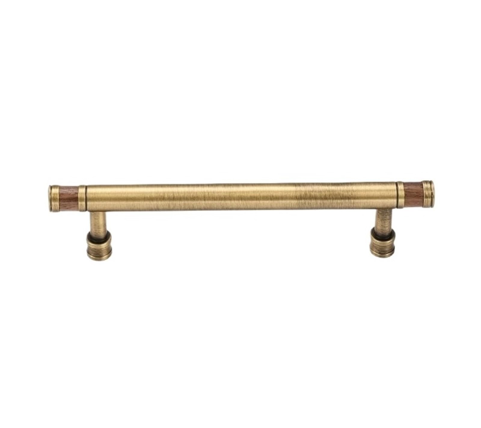 Vaqropnshrg B Bronze 128Mm Round Cabinet Knob, For Drawer Furniture, Walnut Brass Single Hole Gold