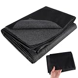 Entoilage Thermocollant Couture, 400 x 100 cm Tissus Non Tissés, 60g/m² Noir Tissu Thermocollant, Toile Thermocollante Couture pour Loisirs Créatifs, Couture, Travaux Manuels et Décoration D'intérieur