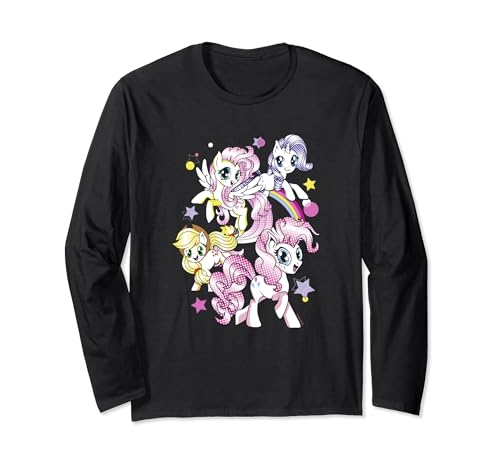 T-shirt My Little Pony à manches longues pour enfant avec imprimé Stars & Sparkle Mane