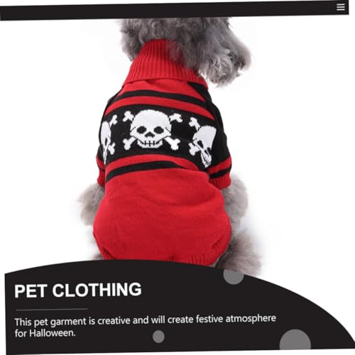 Disfraz para perro diseño esqueleto talla XL rojo miniatura 4