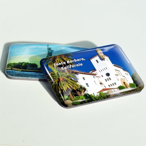 Imán decorativo rectangular de cristal para refrigerador miniatura 2