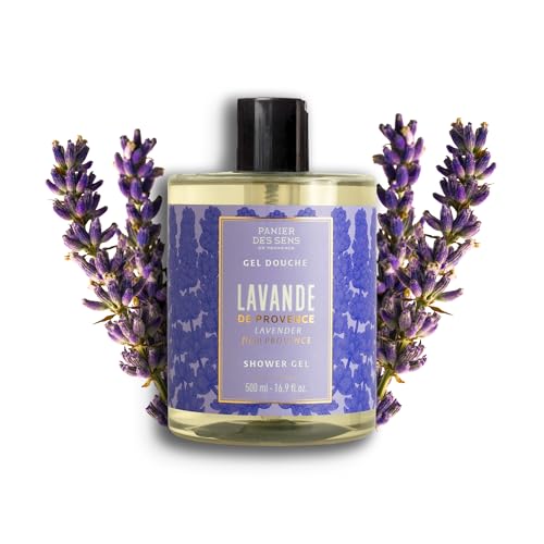 Image of Panier des Sens Lavender Body Wash, French Shower Gel, 16.9 fl oz