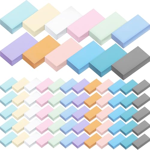 Image of Resurhang 144 Pcs Bulk Erasers for Kids Pencil Erasers School Gifts for Student Pastel Colors Neon Colors Cute Party Favor for Classroom Art Office, Back-to-School Supplies(Stylish Color)