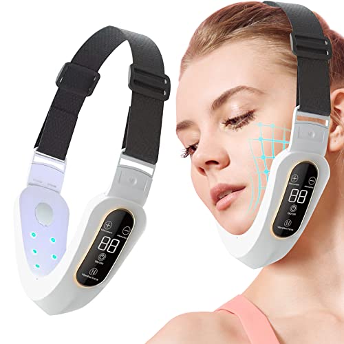 Vifycim Double Chin Eliminator, Electric Face Lift Device, Chin Lift Machine, Facial Massager, White, Modern, All Skin Types, Face Contouring