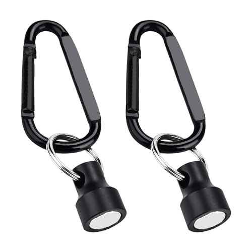 KSBBHDS Llavero Magnético Desmontable con Organizador de Llaves de Carril para Mujer, Negro, 150 * 24,3 mm