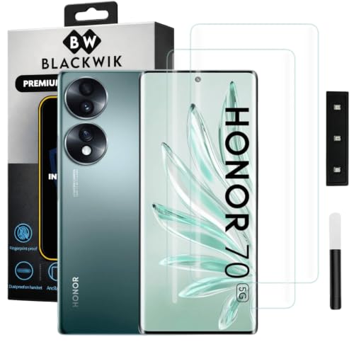 Image of Blackwik UV Curved Tempered Glass for Honor 70 5G | 2-Pack