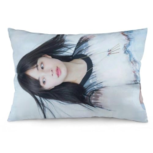 広瀬すず 枕カバー 抱き枕カバー 矩形枕カバー クッションカバー 座布団カバー 装飾枕カバー 両面印刷 ホームインテリアソ 四季通用 プレゼント 20"x30"