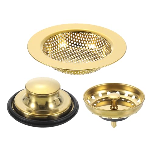 Colador para fregadero de cocina de acero inoxidable