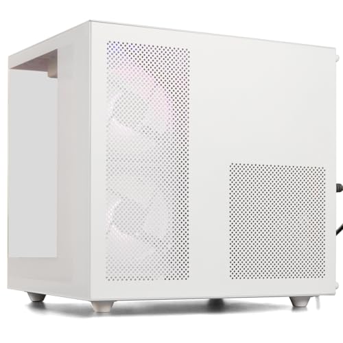 Image of Gaming PC Desktop Computer - Ryzen 5 4500, Radeon RX 6500XT 4GB, 16GB DDR4 RAM, 512GB NVME SSD, Prebuilt Tower for 1080P Casual Gaming, Streaming, School & Home Office (White)