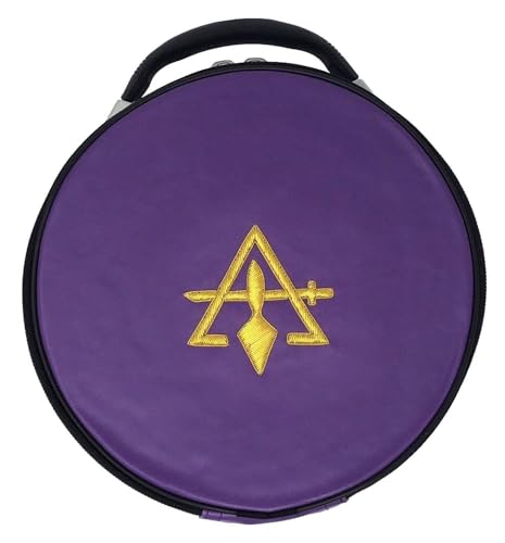 Bricks Masons Council Crown Cap Case - Purple Sword & Trowel