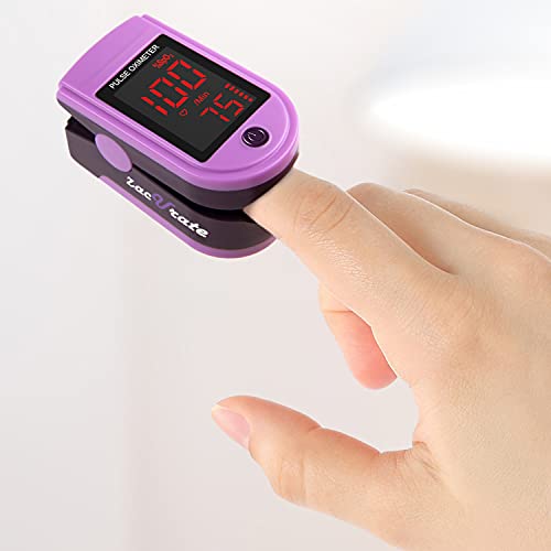 Zacurate 430J-PINK-OZ3 Pro Series 500Dl Fingertip Pulse Oximeter Blood Oxygen Saturation Monitor thumb #2