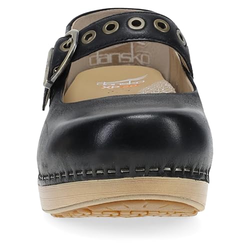 Image of Dansko XP 2.0 Mary Jane Clogs for Women - Slip-Resistant Leather Shoes with Arch Support, Removable Footbed, and Adjustable Strap - Ideal for Teachers & Service Professionals