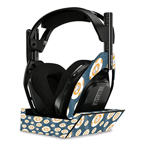 Image of MightySkins Glossy Glitter Skin Compatible with Astro A50 Wireless Headphones + Base Station (Gen 4) - Mini Galaxy Bots | Protective, Durable High-Gloss Glitter Finish | Easy to Apply