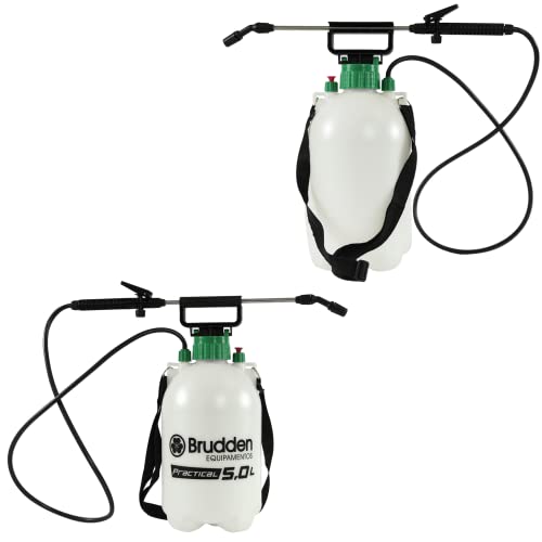 Pulverizador Manual 5L Brudden Compressão Prévia c/Interruptor On/Off