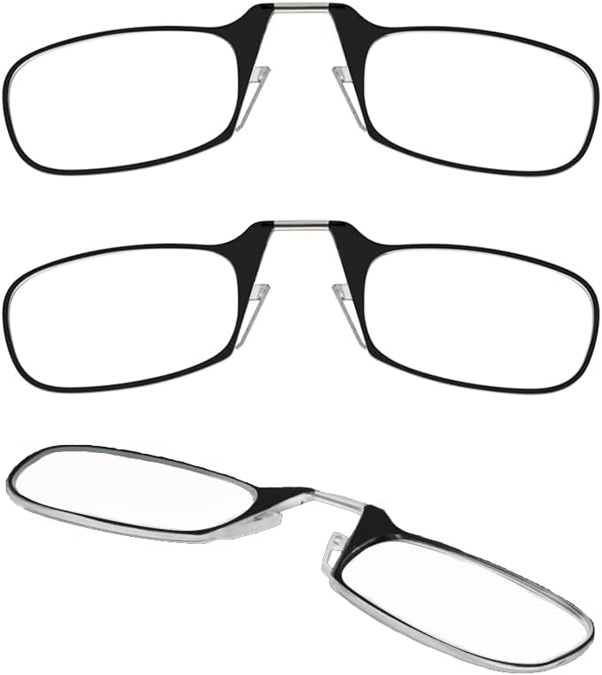 Always With You by ThinOptics Armless Reading Glasses Multi-Pack - Ultra-Thin, Lightweight Pocket Readers for Men & Women