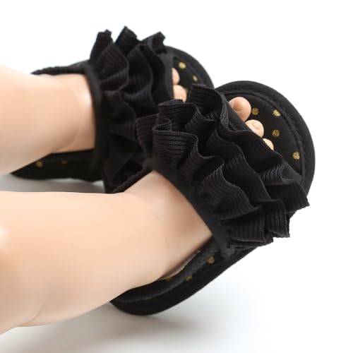 Image of Infant Baby Boys Girls Summer Sandals Party Wedding Dress Flats Shoes Newborn Crib Shoes First Walkers Prewalkers 0-18 Months