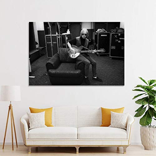 TOM PETTY Poster vintage classique sur toile et décoration murale pour chambre à coucher 20 x 30 cm - Les Beatles, Paul McCartney, John Lennon, RIngo Starr, George Harrison TOM PETTY Poster vintage classique sur toile et décoration murale pour chambre à coucher 20 x 30 cm – Image 4