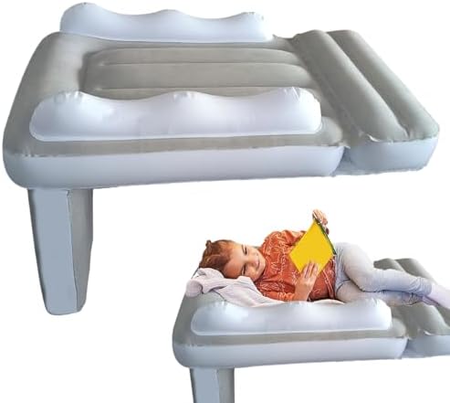 Airplane Kids Bed Inflatable Aeroplane Bed for Toddlers Travel Toddler Plane Easy Inflatable Baby Fits Most Airplane Seats, Car Seat Extender