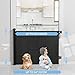 PRObebi Retractable Baby Gates for Stairs, Dog Gate Indoor Extends to 54