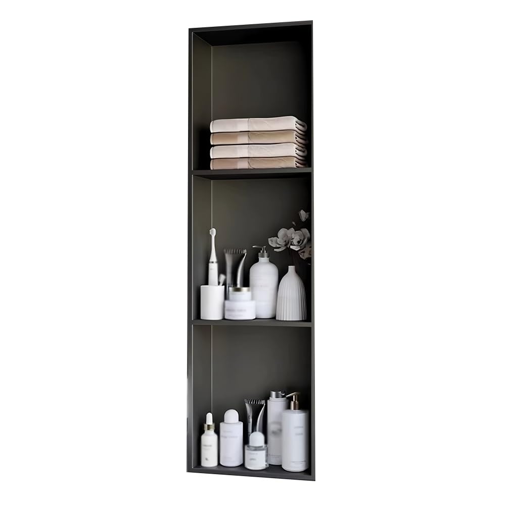 Douche murale grise en acier pour optimiser le salon, la cuisine ou le bureau