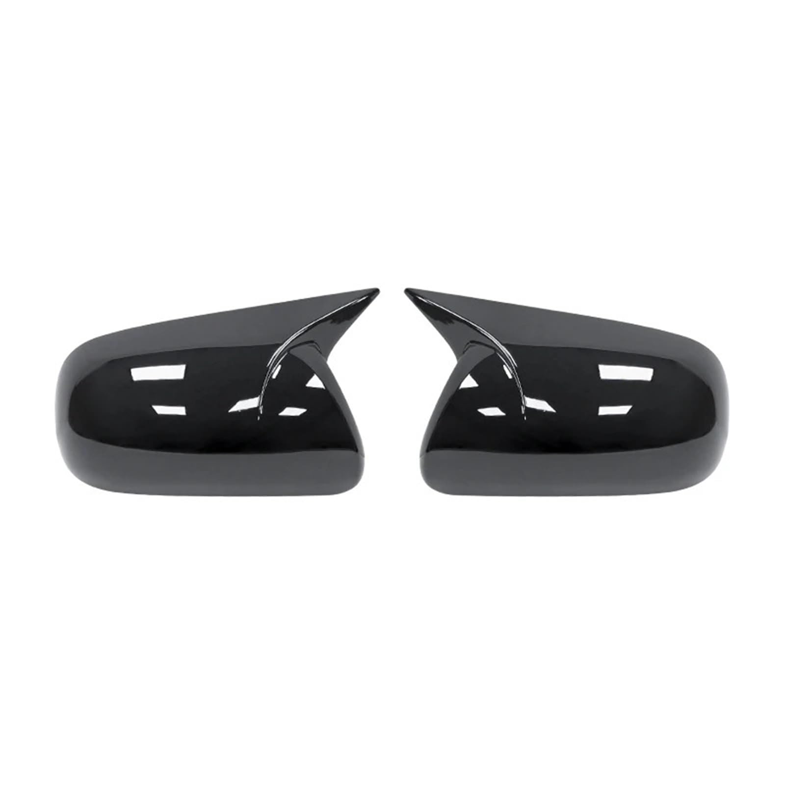 zamiennik do lusterka bocznego Zamienne osłony lusterek bocznych pasujące do Toyoty, Corolli 2007-2013, Vios, Yaris Sedan P90 2008-2013.(Gloss Black)