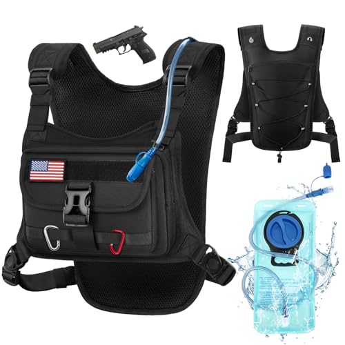 Rainsmore Tactical Hydration Vest with 2L Bladder