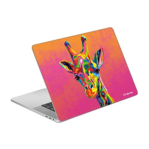Couverture vinyle MacBook Pro 15.4 motif girafe artistique P.D. Moreno durable