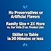 Birds Eye Voila! Family Size Garlic Chicken Frozen Dinner, Easy-to-Prepare Frozen Meal for Weeknight Family Meals, 42 OZ Bag