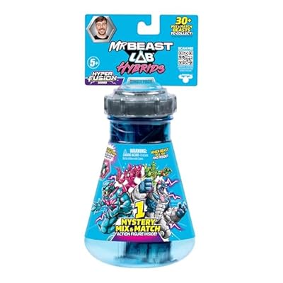 Infinitas Combinaciones para Crear la Bestia definitiva, Pack Individual MrBeast Lab Hybrids, Piezas Independientes para Crear 1/10 Figuras de acción de 10 cm, más de 30 para coleccionar | Ya disponible en tu tienda friki favorita! En mundofriki.es!