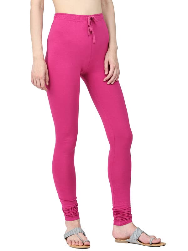 Image of Robinbosky Cotton Churidhar Leggings for Women - Stylish, Stretchable & Flattering Fit for All-Day Comfort