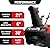 PowerSmart Electric Snow Blower, Corded Single Stage Snow Thrower, 21-Inch, 15-Amp, with LED Light for Yard Driveway