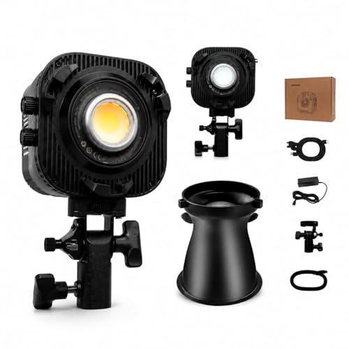 Image of amaran Halo 100x with Mini Reflector Bi-Color COB LED Video Light