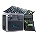 Produktbild AC200P Powerstation 2000 Wh/2000 W + Solartasche Sunfolder 340W I Display Deutsch/Englisch/ Bluetti I 230 V Powerbank Steckdose I Notstromaggregat mit AC DC-Port PD Type-C & USB Anschlüssen