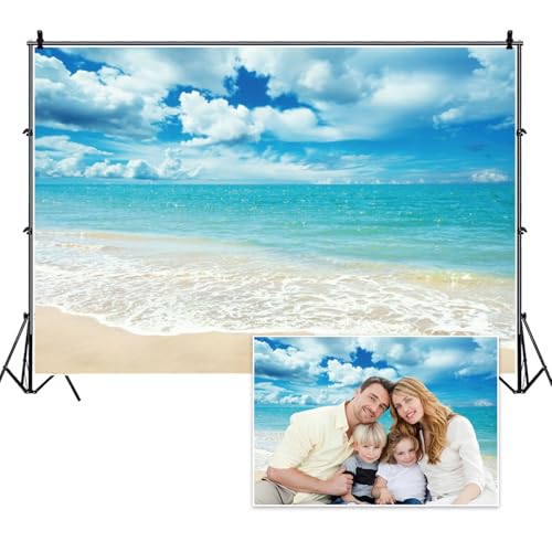 Vie Savaran 7x5ft Tropical Beach Backdrop, Summer...