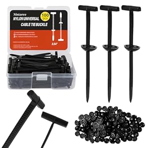 Hebilla universal de nailon mejorada con caja de almacenamiento transparente – Hebilla de sujeción para cables Clips de amarre para guardabarros de automóvil, cubierta de motor, cierre de guardabarros