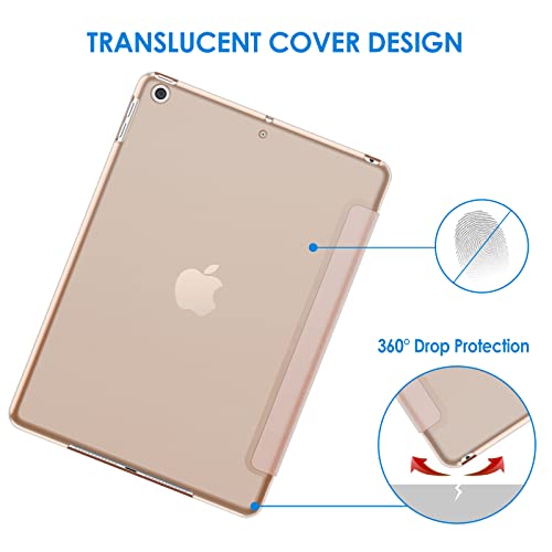 Image of JETech Case for iPad (9.7-Inch, 2018 /2017 Model, 6th /5th Generation), Smart Cover Auto Wake /Sleep (Rose Gold)