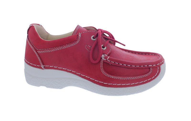 Wolky Roll Shoe 0621636-570, Fantastic Leather (Glattleder), Red Summer...