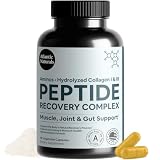 Peptide Recovery Complex – Advanced 157 Recovery Blend | Collagen Peptide Amino Support Formula for Muscle, Joint & Tissue Health | Post-Workout Recovery & Flexibility Support | 90 Capsules