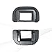 2 Pack Eyecup Soft Comfort Cover Protector Compatible with EOS Rebel T7 T7i T6i T6s T6 T5i T5 T4i T3i T3 T100 XSi XTi XT SL3 DSLR Camera Replacement for EF Eye Cup