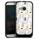 DeinDesign Coque en Silicone Compatible avec HTC One Mini 2 Étui Silicone Coque Souple Star Wars Yoda R2D2