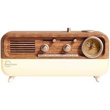 Fuse DRM Sleep Machine | Analog Alarm Clock with Bluetooth Speaker | 6 Soothing Sleep Sounds | Adjustable Lighting Options
