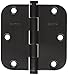 Baldwin 1135151I 0.625 Radius Mortise Hinge, Antique Nickel