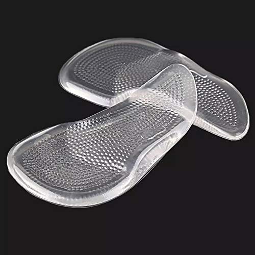 Sira Silicone Gel flatfoot arch pad Orthotic insole transparent Unisex (L) Sira Silicone Gel flatfoot arch pad Orthotic insole transparent Unisex (L)
