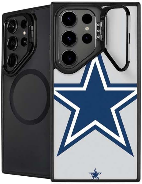 Skinit Kickstand Phone Case Compatible with Galaxy S24 Ultra - Officially Licensed NFL Dallas Cowboys Large Logo Design