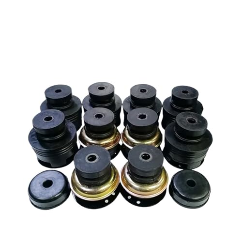 daili store Subconjunto de amortiguador de goma para chasis de coche, compatible con Safari y Patrol Y60 (95512-06j00, 95522-06j00, 95155-c6000)