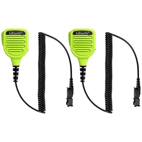 LEIMAXTE Radio Mic for Motorola XPR 3500e, XPR 3300e, XPR 3500, XPR 3300, XPR3500e, XPR3300e, XPR3500, XPR3300 walkie Talkie - High Strength, Waterproof, Clear Sound Shoulder Microphone Cover